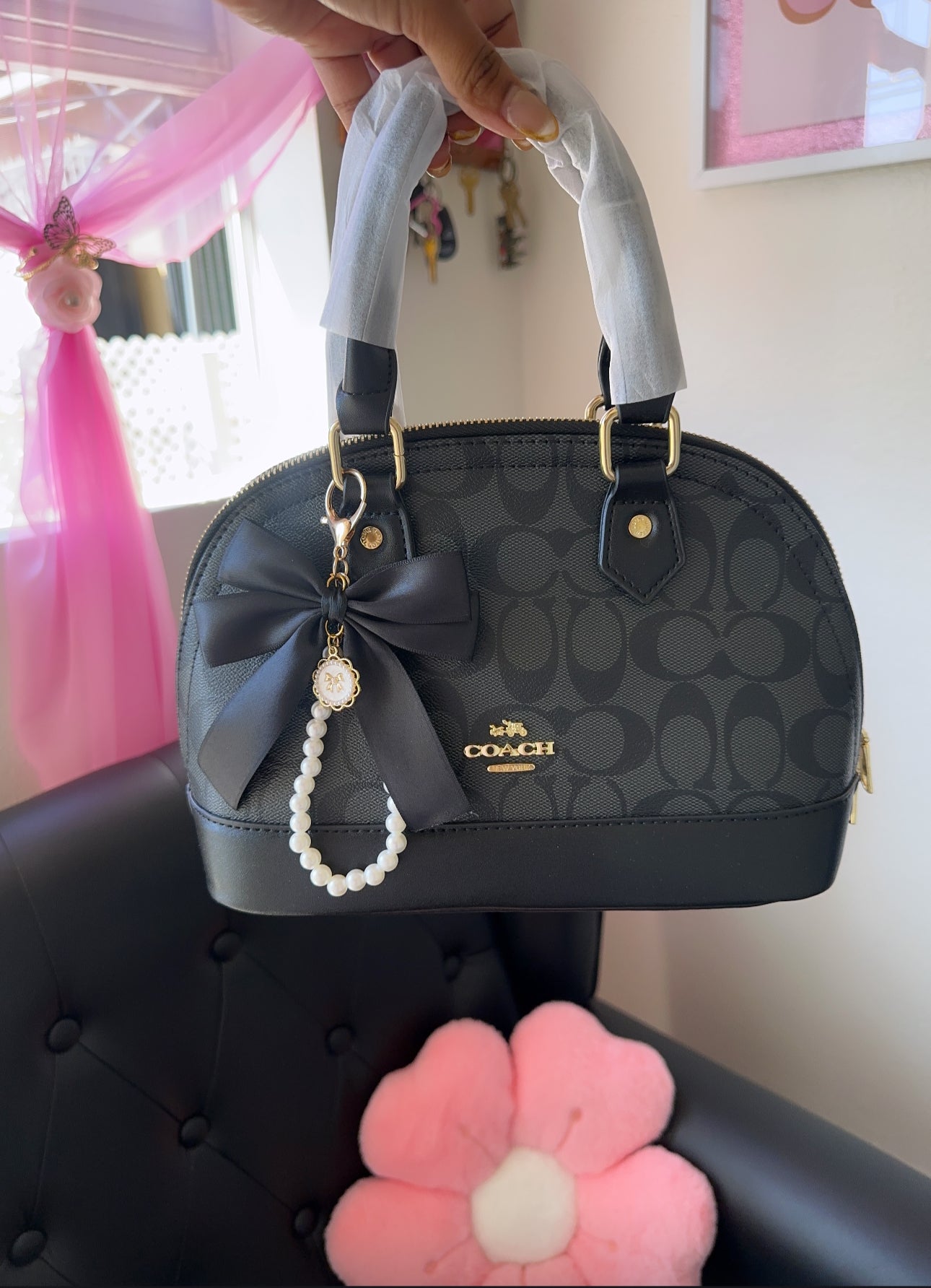 Black purse