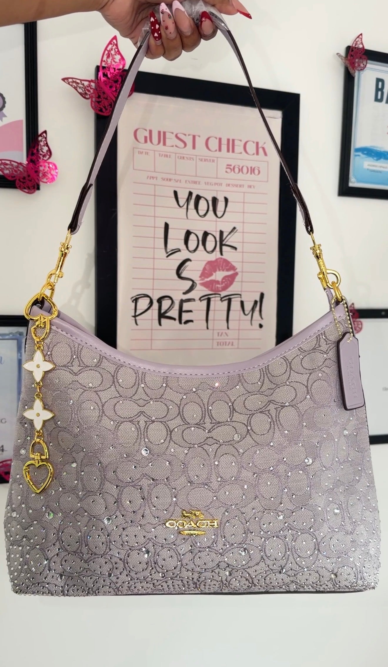 Purple Diamond Purse