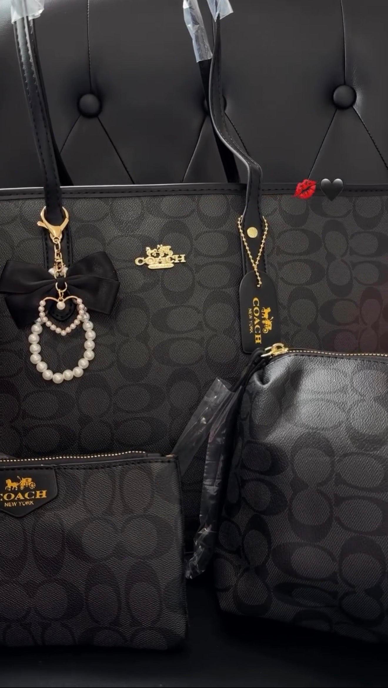Black 3pcs set