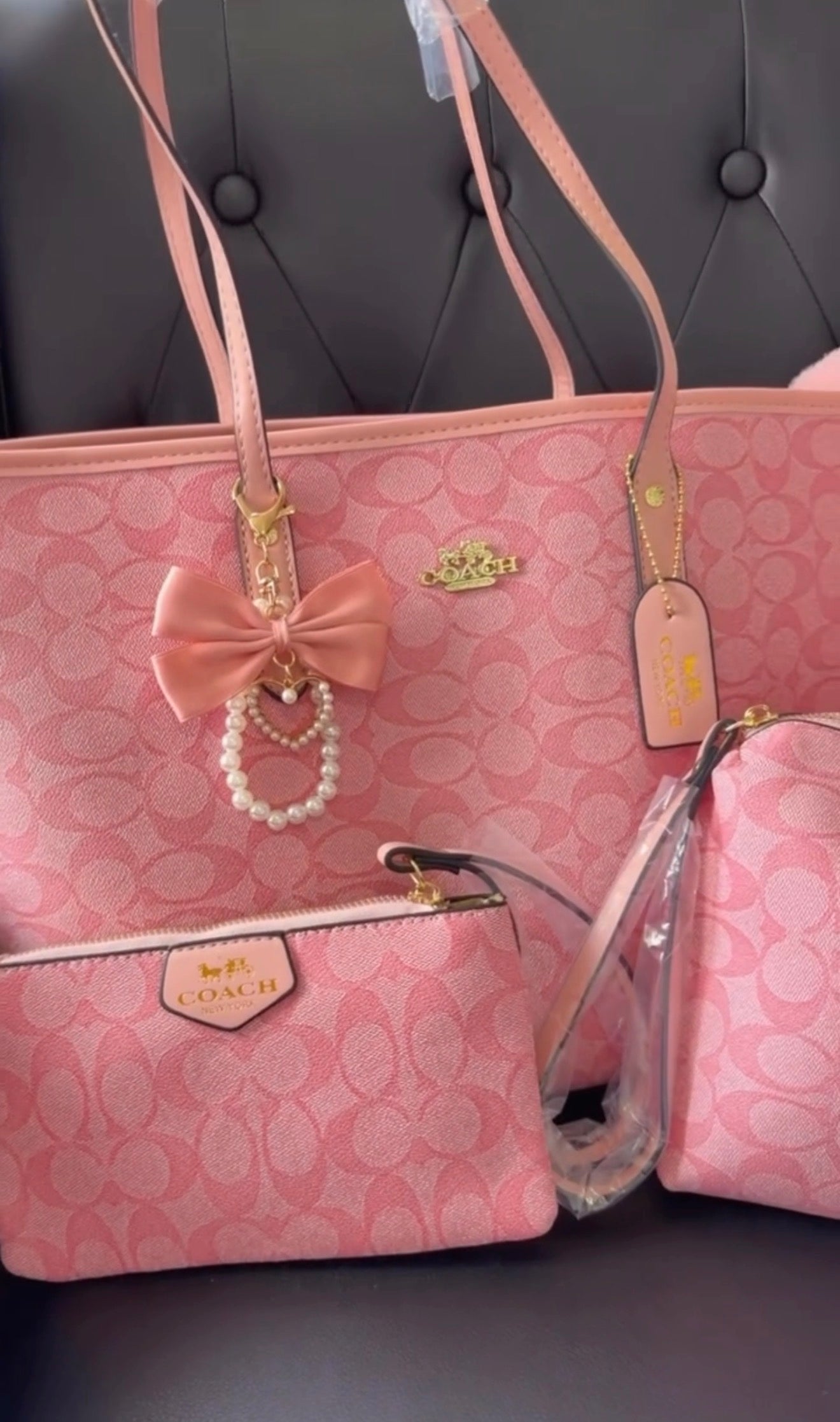 Pink 3pcs Set
