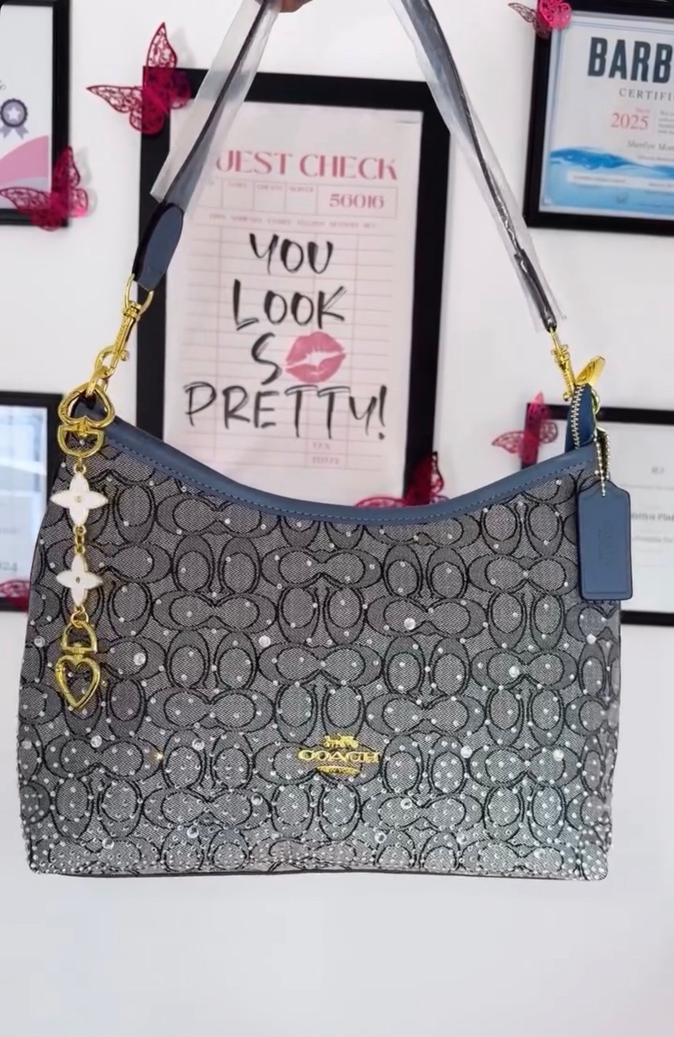 Blue Diamond Purse